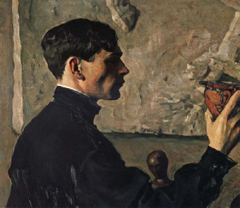 Nesterov Nikolai Stepanovich The Portrait of Colin Germany oil painting art